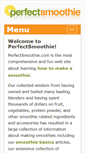 Mobile Screenshot of perfectsmoothie.com